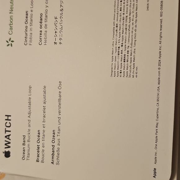 Applewatch with Black Band and Silver Frame - Picture 3 of 5